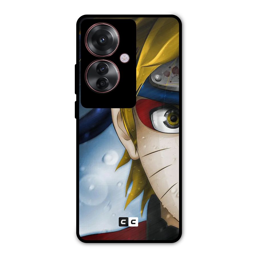 Naruto Facing Metal Back Case for Oppo F25 Pro