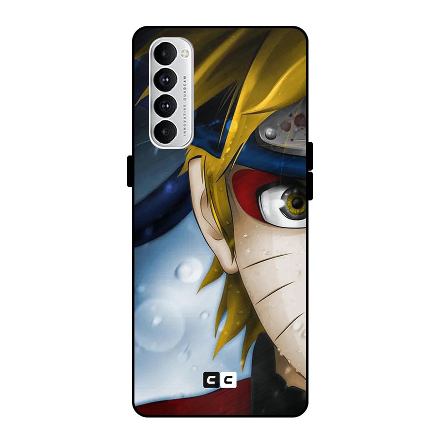 Naruto Facing Metal Back Case for Oppo Reno4 Pro