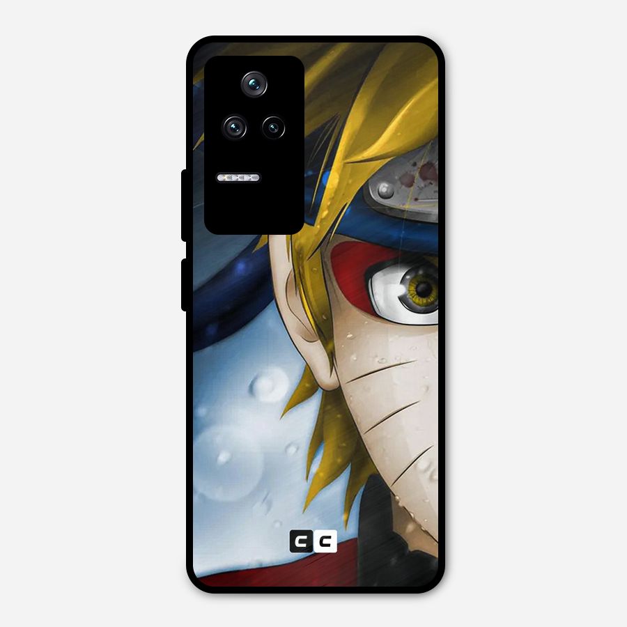 Naruto Facing Metal Back Case for Poco F4 5G