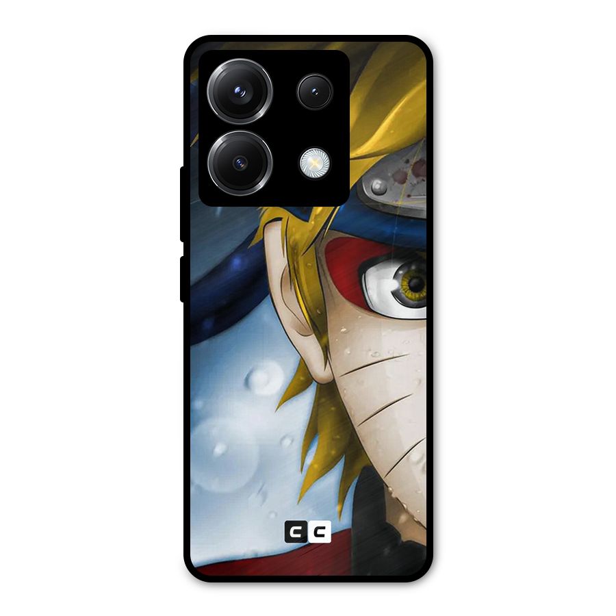 Naruto Facing Metal Back Case for Poco X6