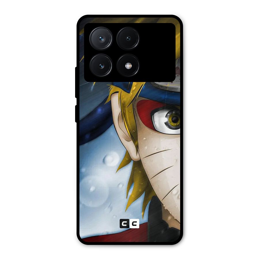 Naruto Facing Metal Back Case for Poco X6 Pro