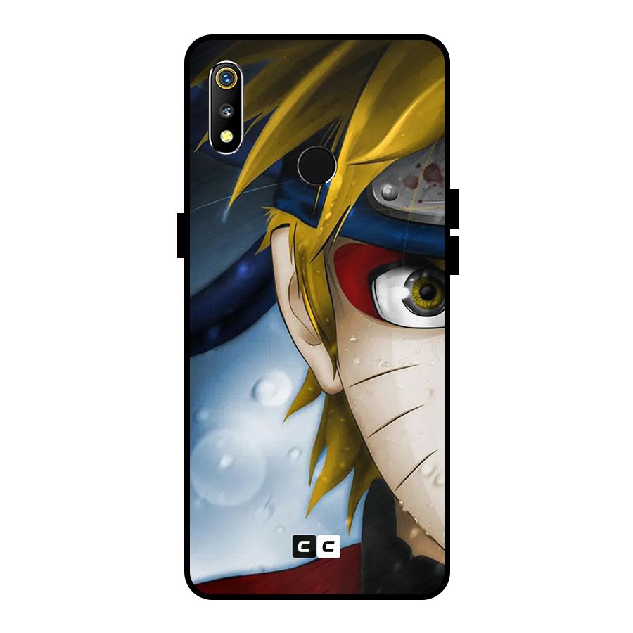 Naruto Facing Metal Back Case for Realme 3i