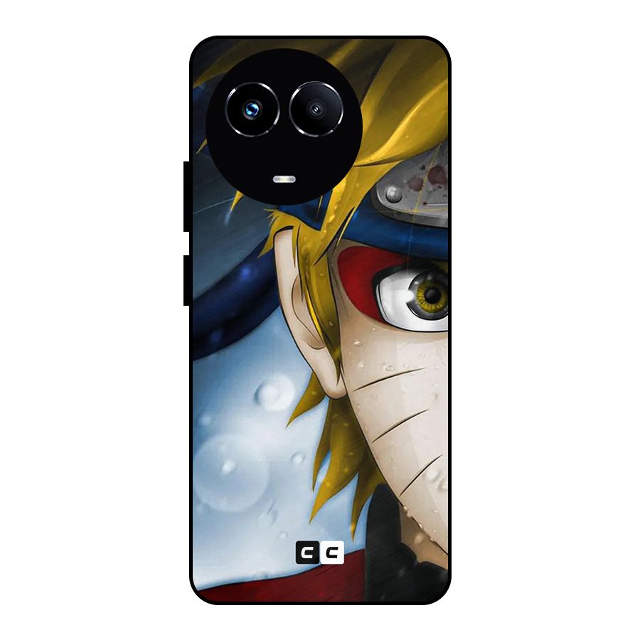 Naruto Facing Metal Back Case for Realme Narzo 60X