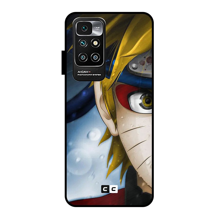 Naruto Facing Metal Back Case for Redmi 10 Prime