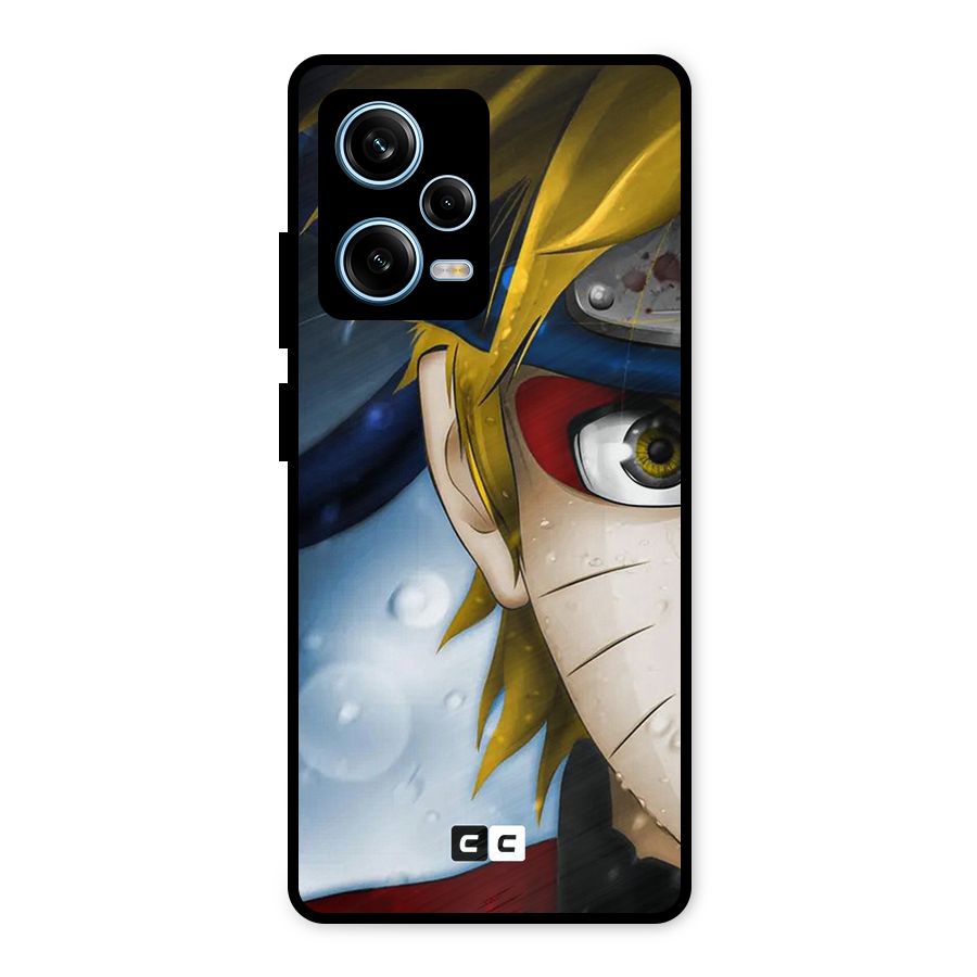 Naruto Facing Metal Back Case for Redmi Note 12 Pro