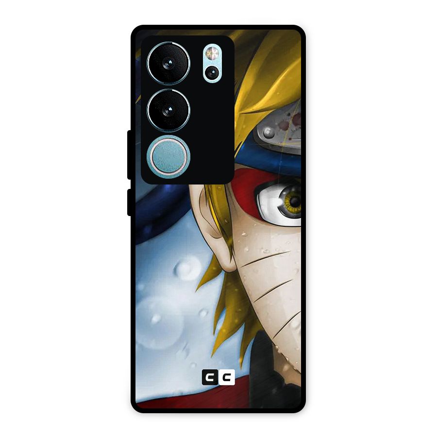 Naruto Facing Metal Back Case for Vivo V29 Pro