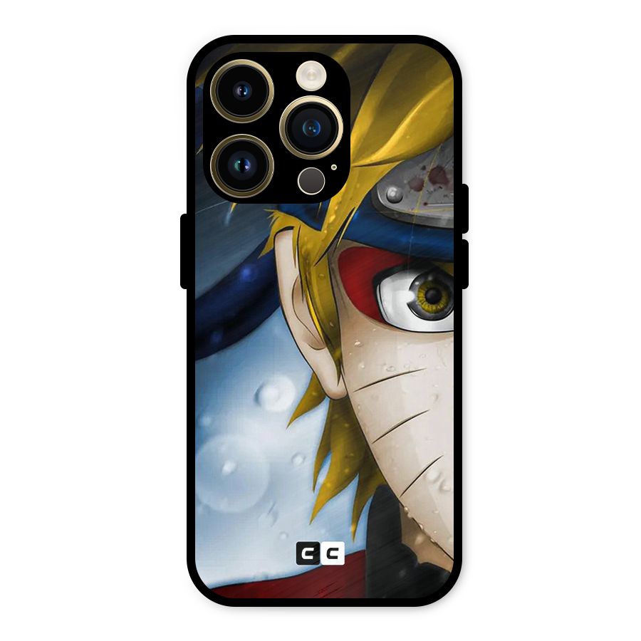 Naruto Facing Metal Back Case for iPhone 14 Pro