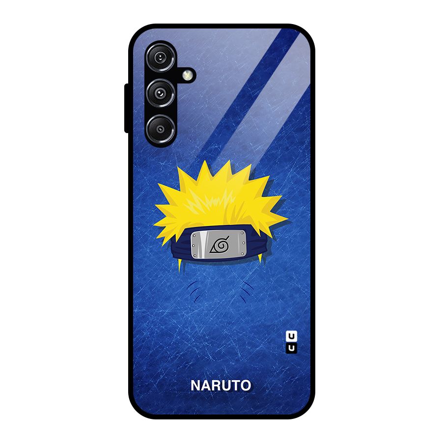 Naruto Headband Minimal Glass Back Case for Galaxy M34 5G