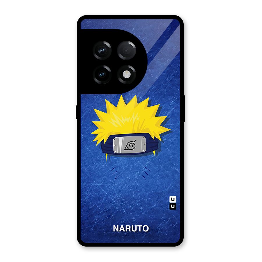 Naruto Headband Minimal Glass Back Case for OnePlus 11R