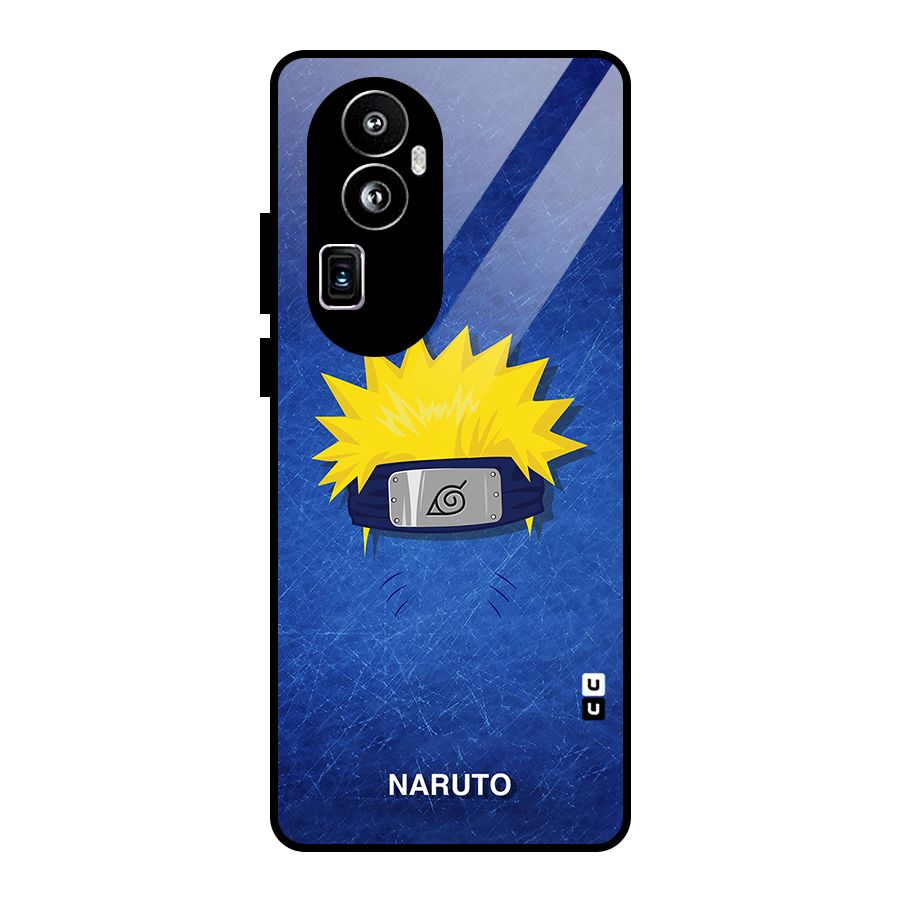 Naruto Headband Minimal Glass Back Case for Oppo Reno10 Pro Plus