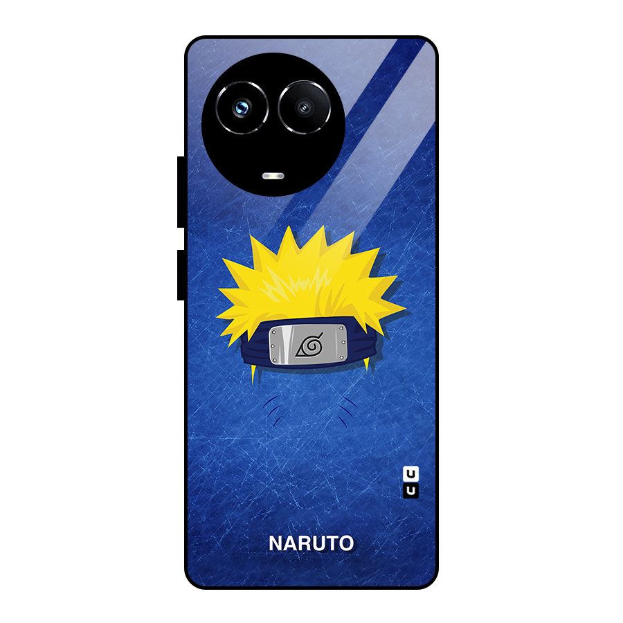 Naruto Headband Minimal Glass Back Case for Realme 11X