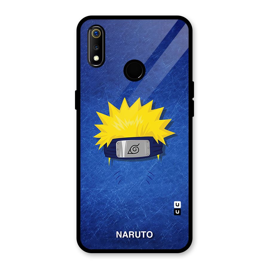 Naruto Headband Minimal Glass Back Case for Realme 3