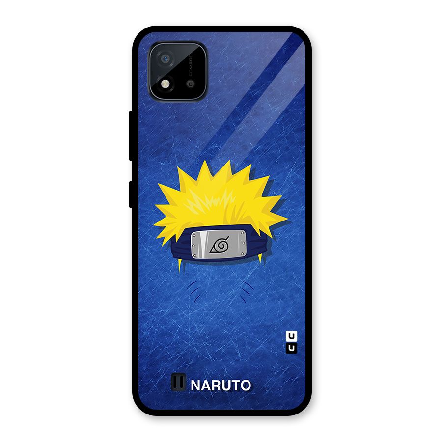 Naruto Headband Minimal Glass Back Case for Realme C11 2021