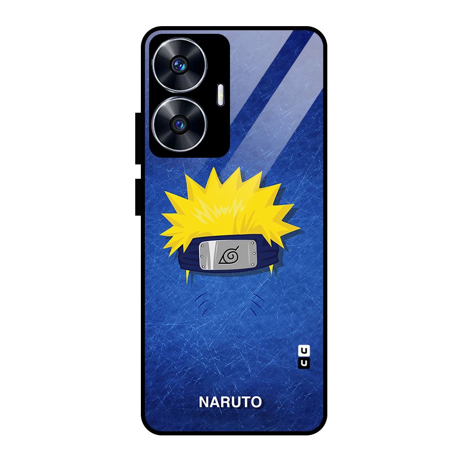 Naruto Headband Minimal Glass Back Case for Realme Narzo N55