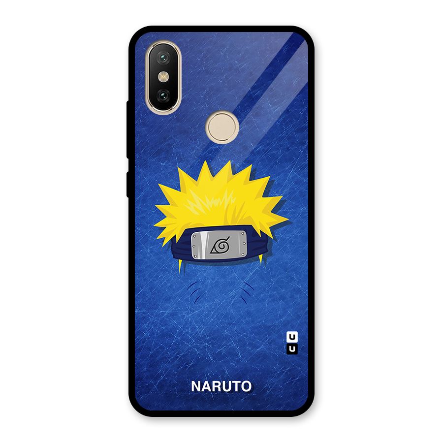 Naruto Headband Minimal Glass Back Case for Redmi A2