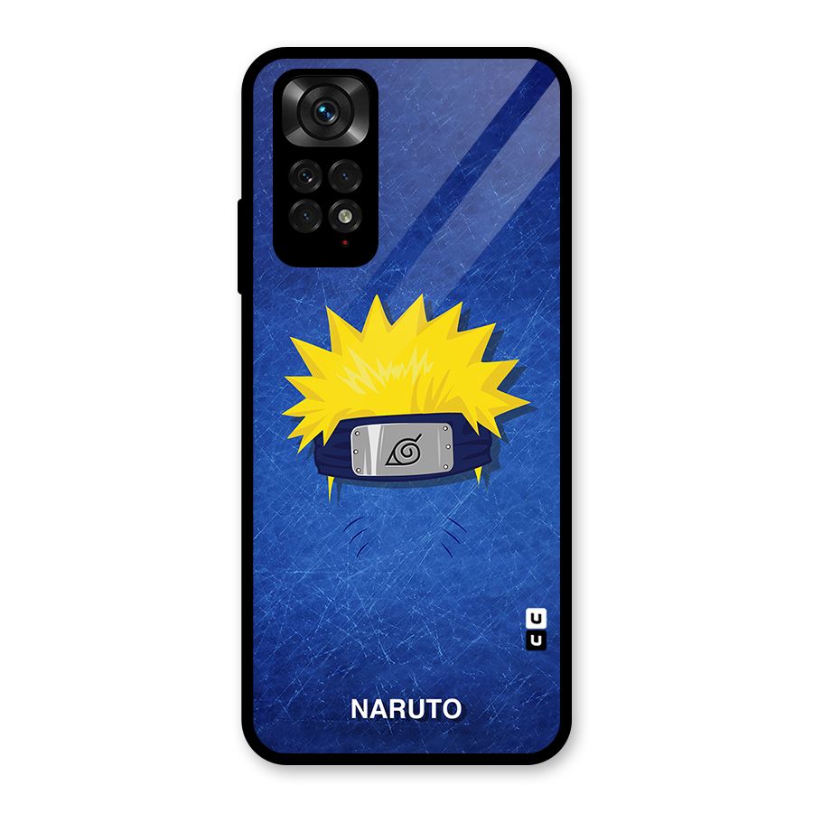 Naruto Headband Minimal Glass Back Case for Redmi Note 11S