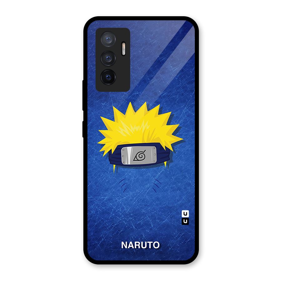 Naruto Headband Minimal Glass Back Case for Vivo V23e