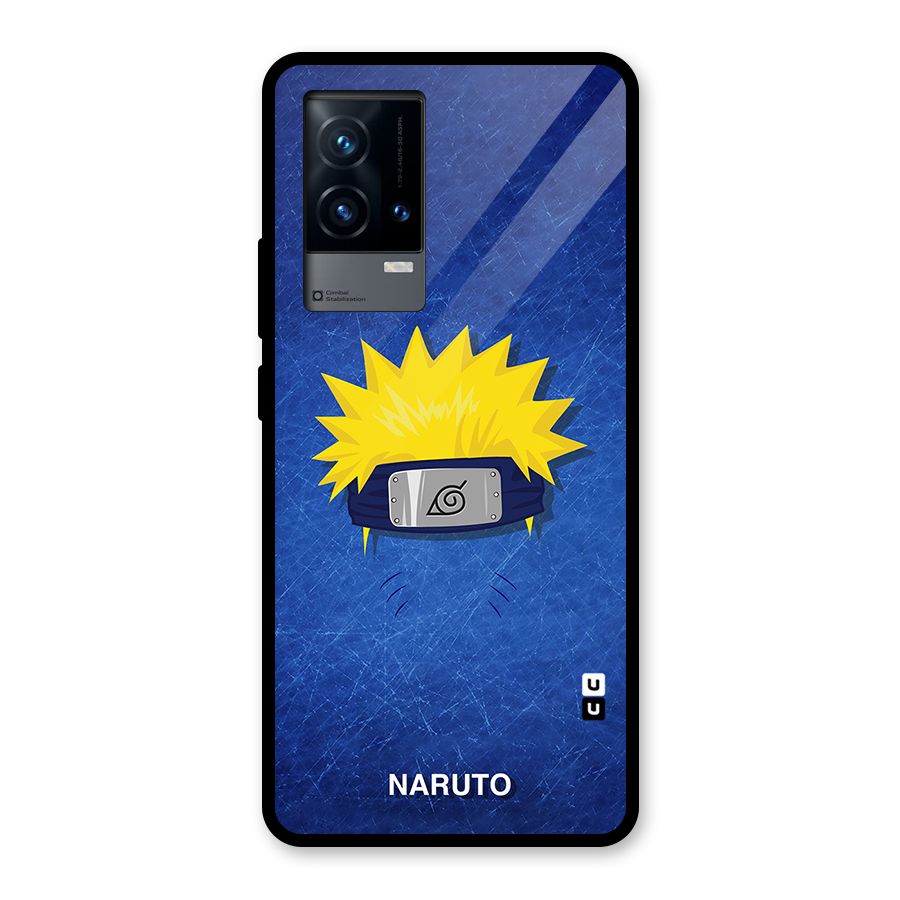 Naruto Headband Minimal Glass Back Case for iQOO 9 5G