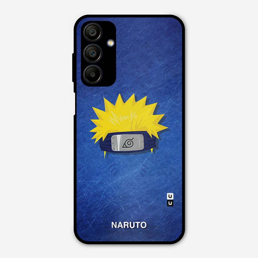 Naruto Headband Minimal Metal Back Case for Galaxy A15 5G