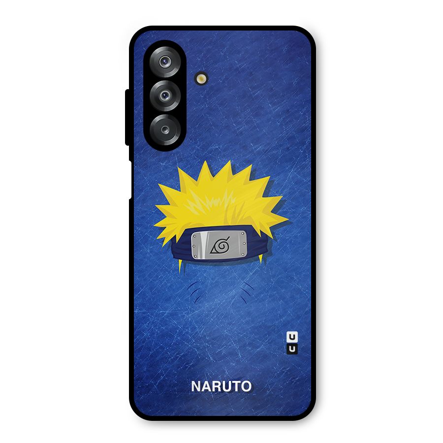 Naruto Headband Minimal Metal Back Case for Galaxy A26