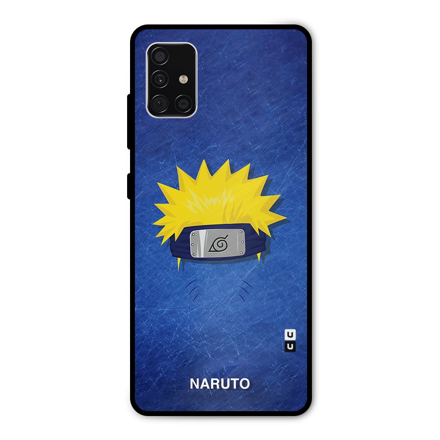 Naruto Headband Minimal Metal Back Case for Galaxy A51