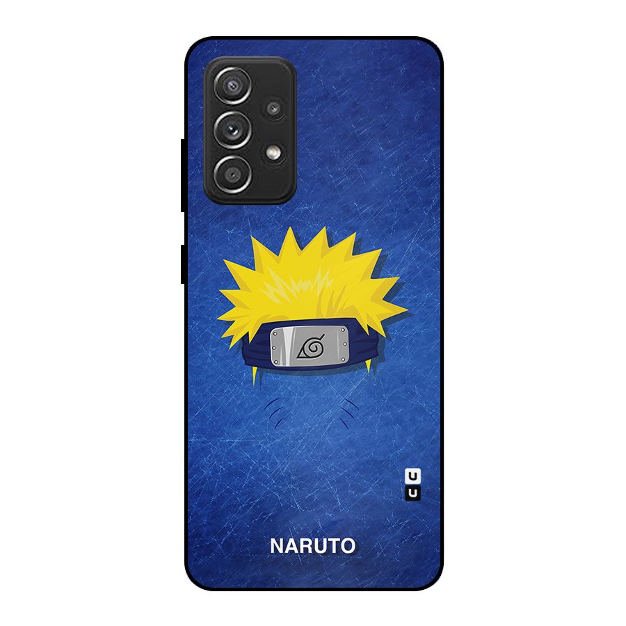 Naruto Headband Minimal Metal Back Case for Galaxy A52s 5G