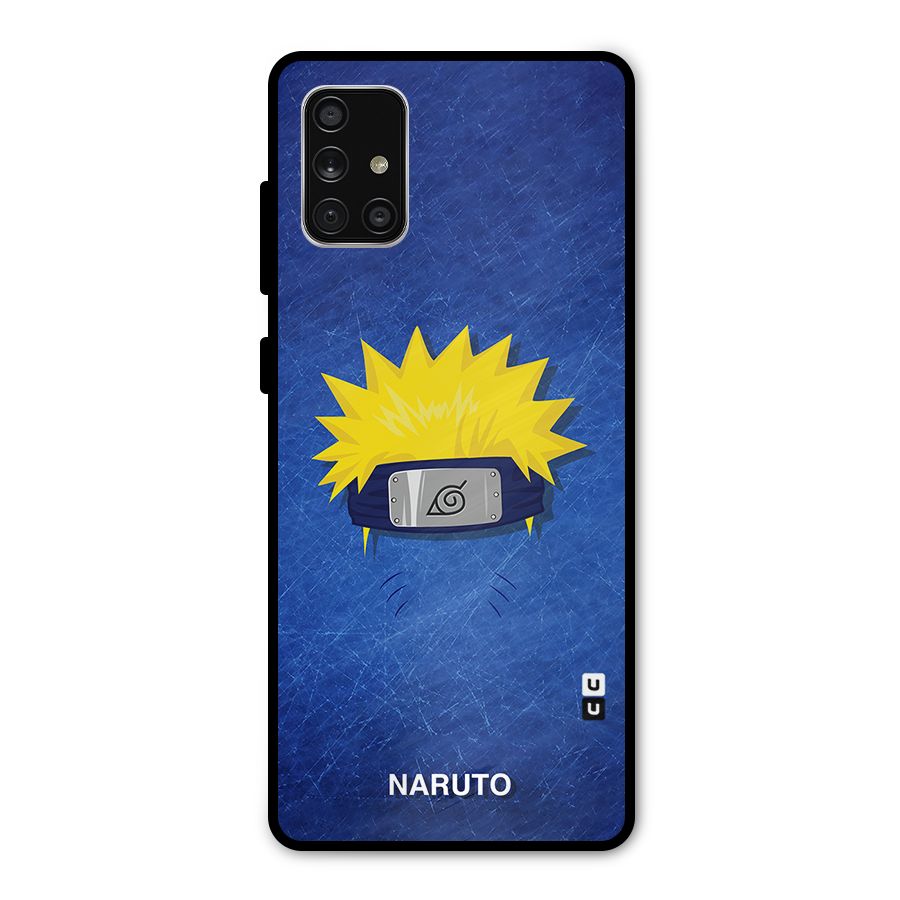 Naruto Headband Minimal Metal Back Case for Galaxy A71