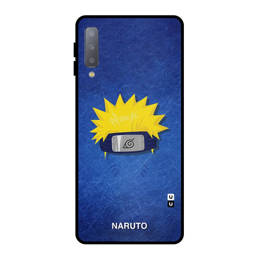 Naruto Headband Minimal Metal Back Case for Galaxy A7 (2018)
