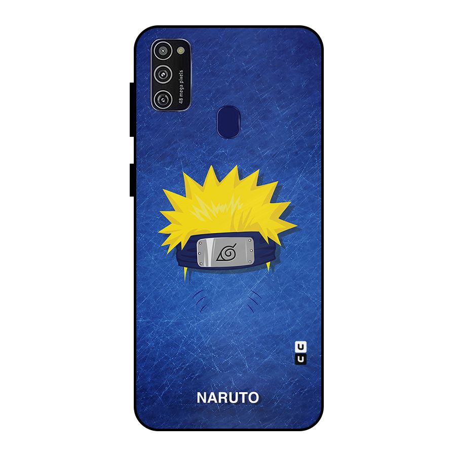 Naruto Headband Minimal Metal Back Case for Galaxy M30s