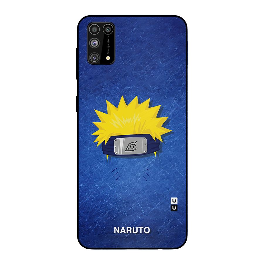 Naruto Headband Minimal Metal Back Case for Galaxy M31