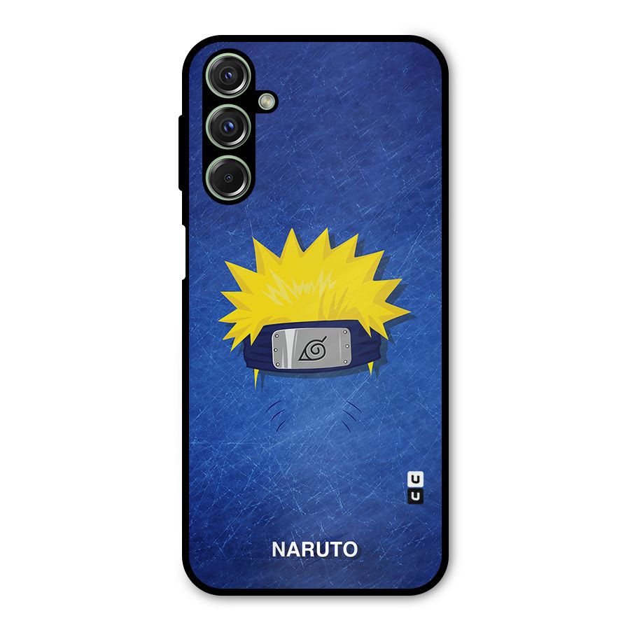 Naruto Headband Minimal Metal Back Case for Galaxy M34