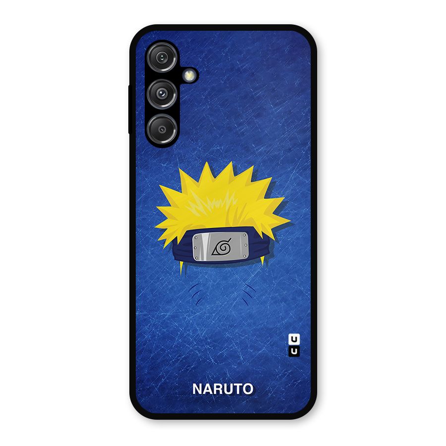 Naruto Headband Minimal Metal Back Case for Galaxy M34 5G