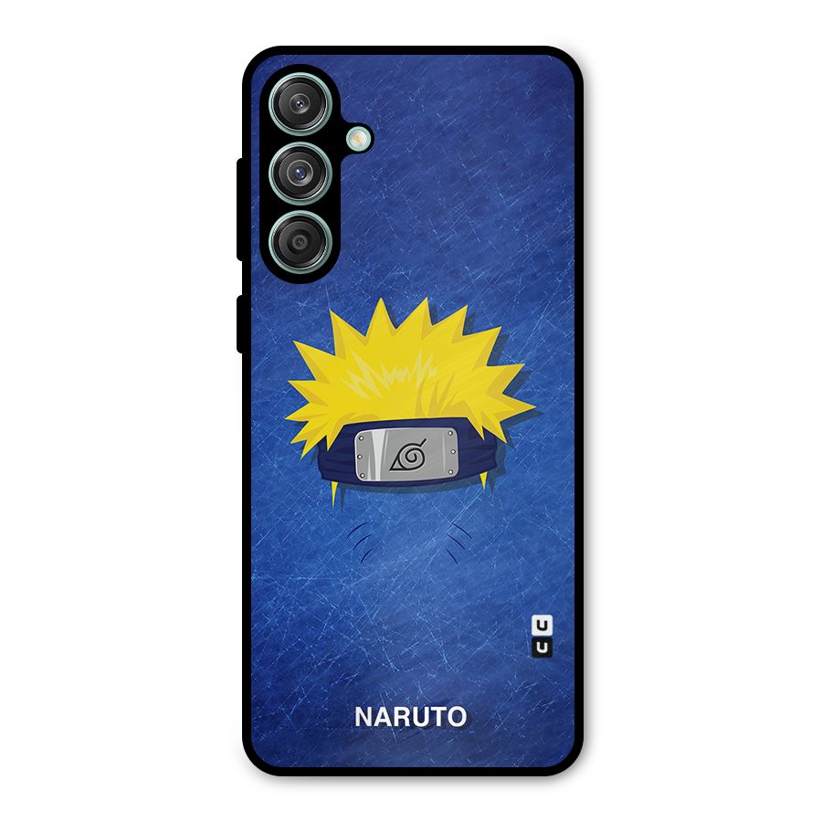Naruto Headband Minimal Metal Back Case for Galaxy M55 5G