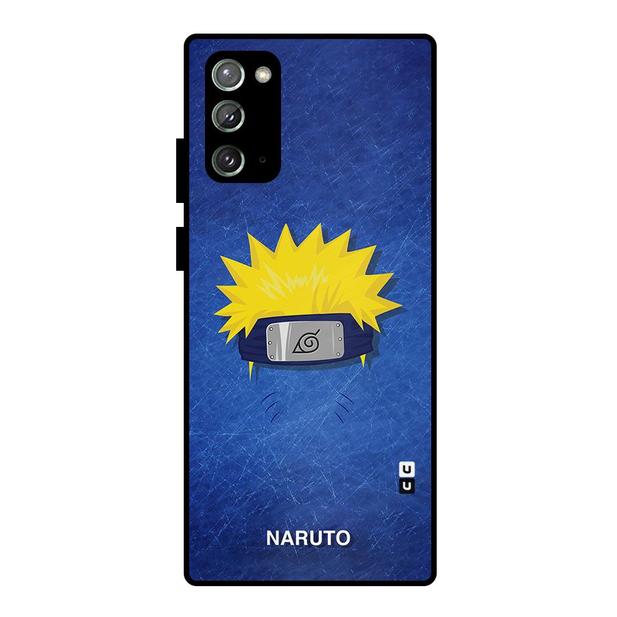 Naruto Headband Minimal Metal Back Case for Galaxy Note 20