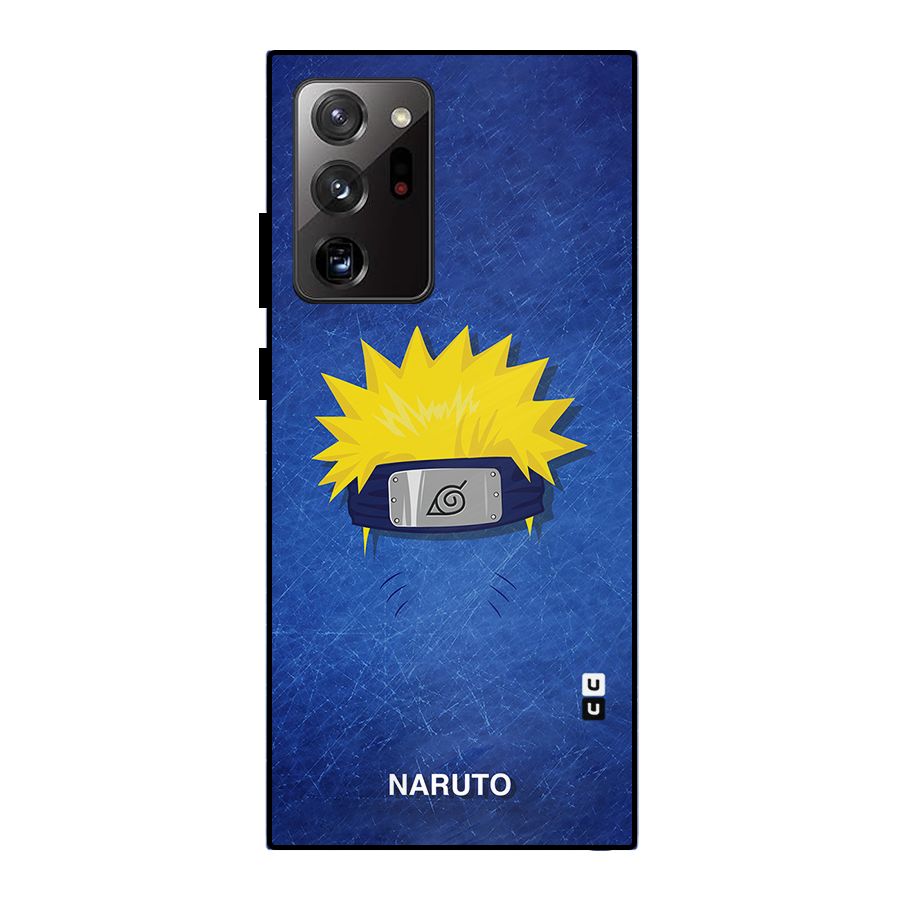 Naruto Headband Minimal Metal Back Case for Galaxy Note 20 Ultra