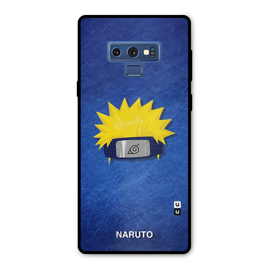 Naruto Headband Minimal Metal Back Case for Galaxy Note 9