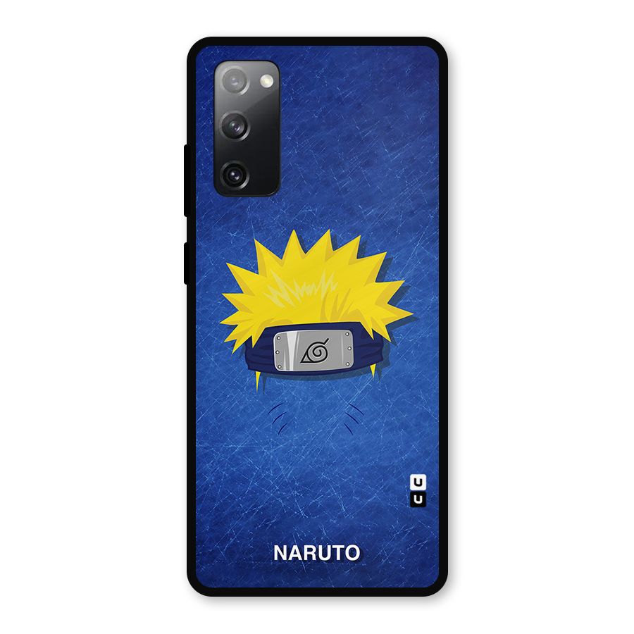 Naruto Headband Minimal Metal Back Case for Galaxy S20 FE 5G