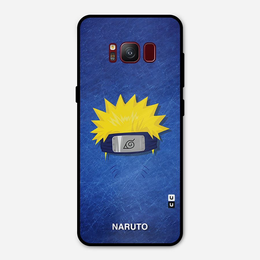 Naruto Headband Minimal Metal Back Case for Galaxy S8