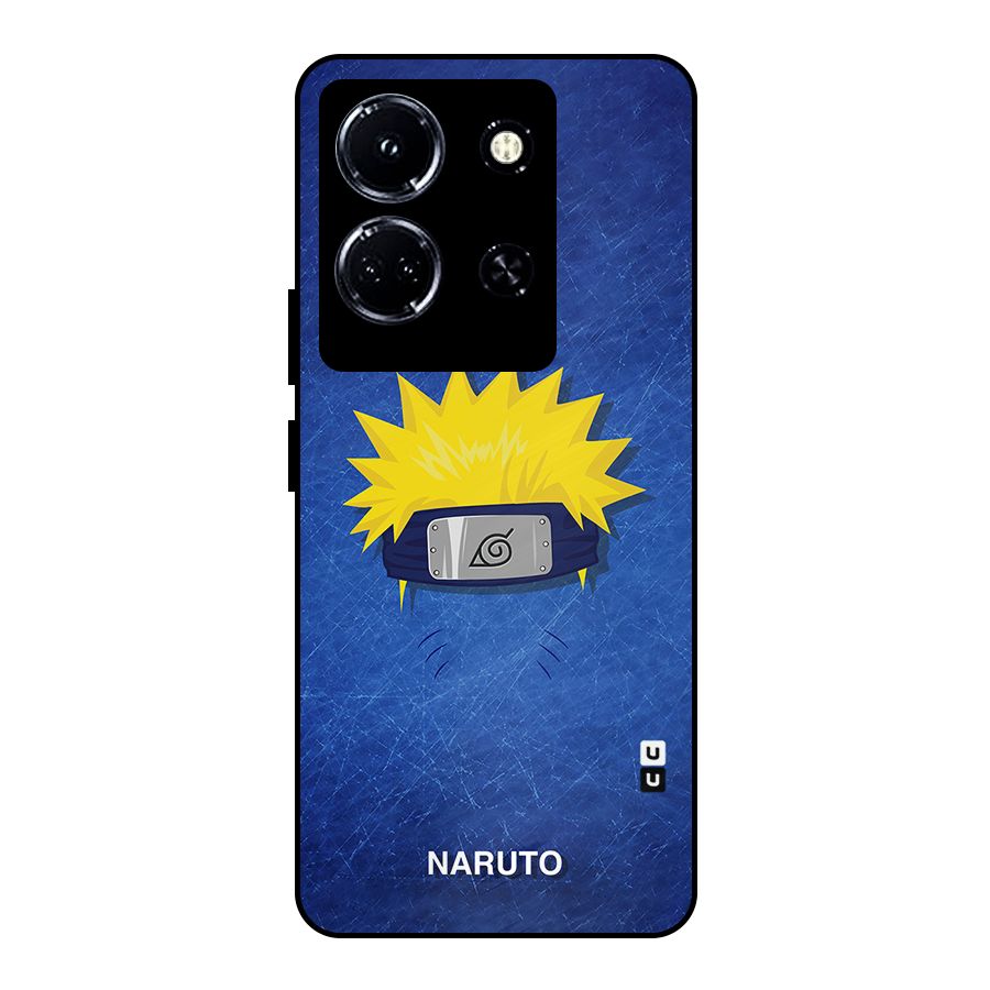 Naruto Headband Minimal Metal Back Case for Infinix Note 30 5G