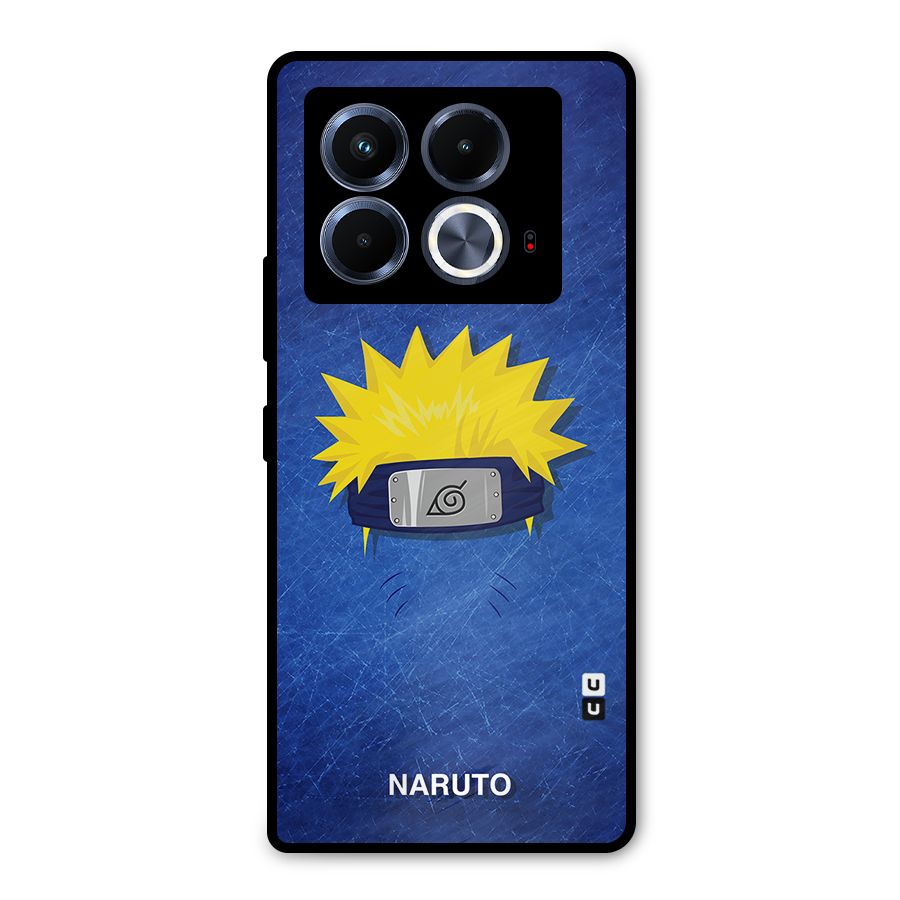 Naruto Headband Minimal Metal Back Case for Infinix Note 40 5G