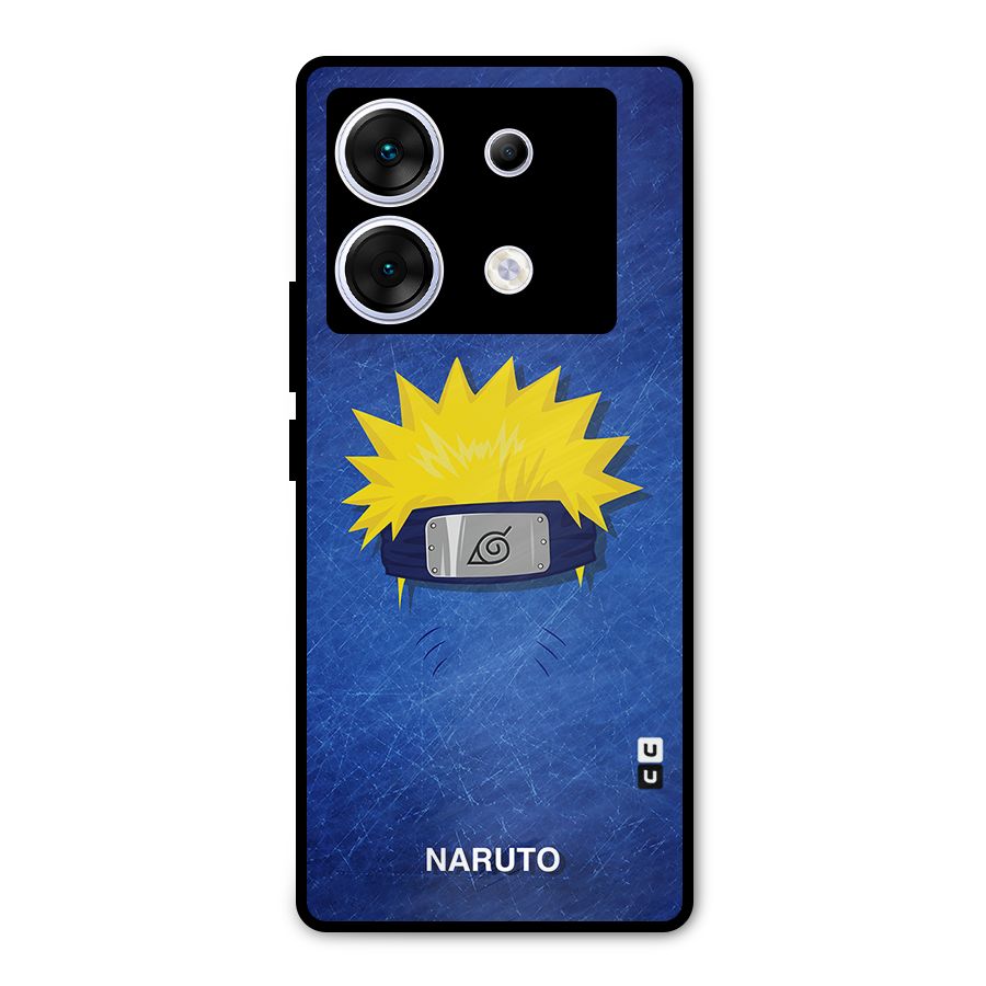 Naruto Headband Minimal Metal Back Case for Infinix Zero 30 5G