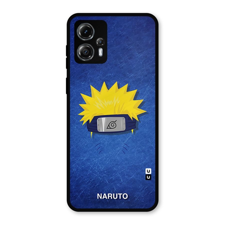 Naruto Headband Minimal Metal Back Case for Moto G13