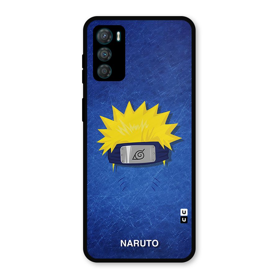 Naruto Headband Minimal Metal Back Case for Moto G42