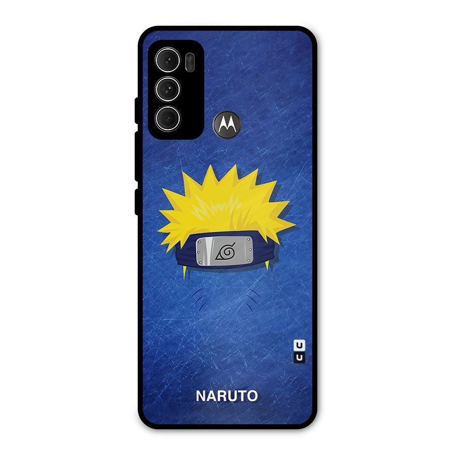 Naruto Headband Minimal Metal Back Case for Moto G60