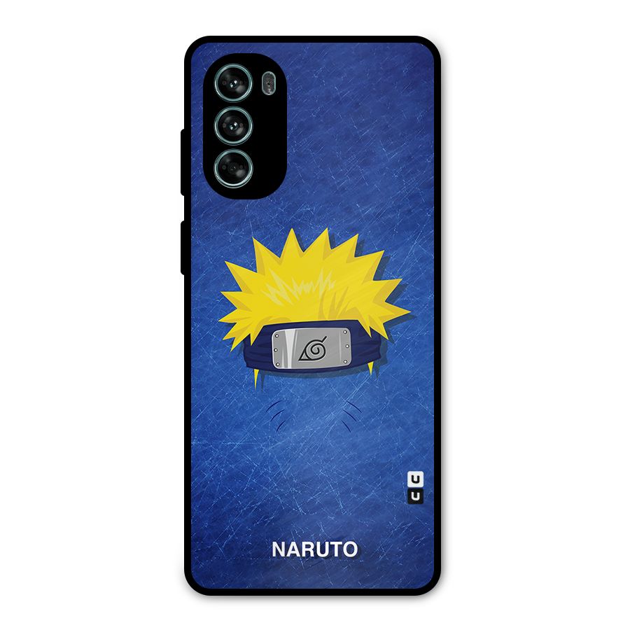 Naruto Headband Minimal Metal Back Case for Moto G62