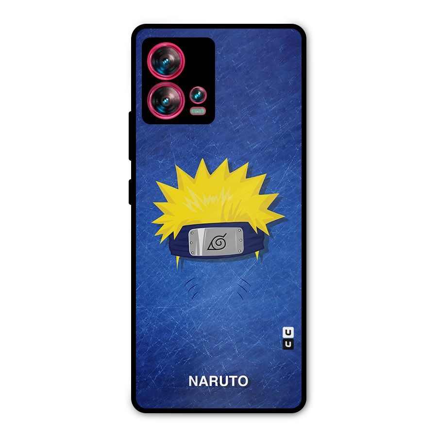 Naruto Headband Minimal Metal Back Case for Motorola Edge 30 Fusion