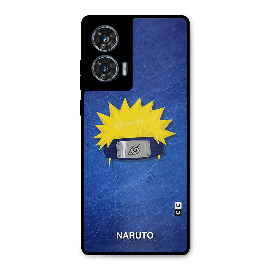 Naruto Headband Minimal Metal Back Case for Motorola Edge 50 Fusion