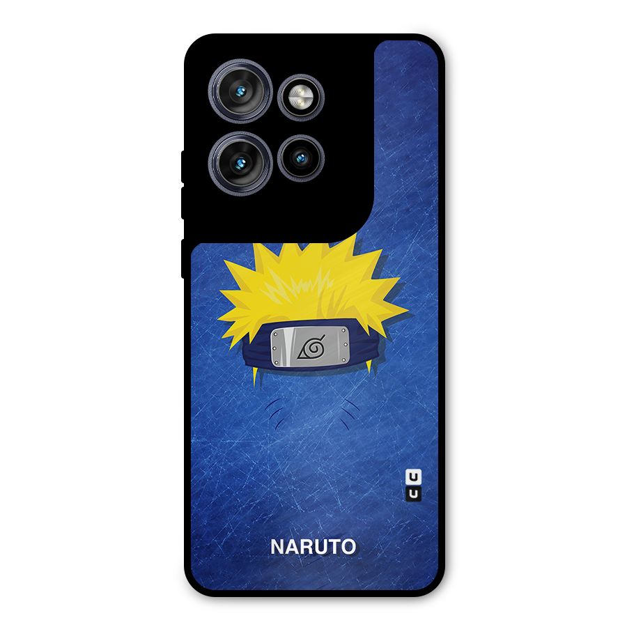 Naruto Headband Minimal Metal Back Case for Motorola Edge 50 Neo
