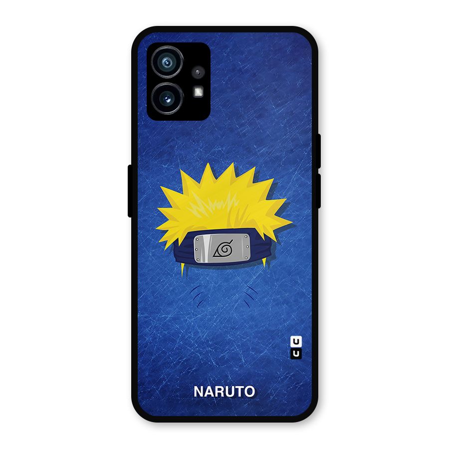 Naruto Headband Minimal Metal Back Case for Nothing Phone 1