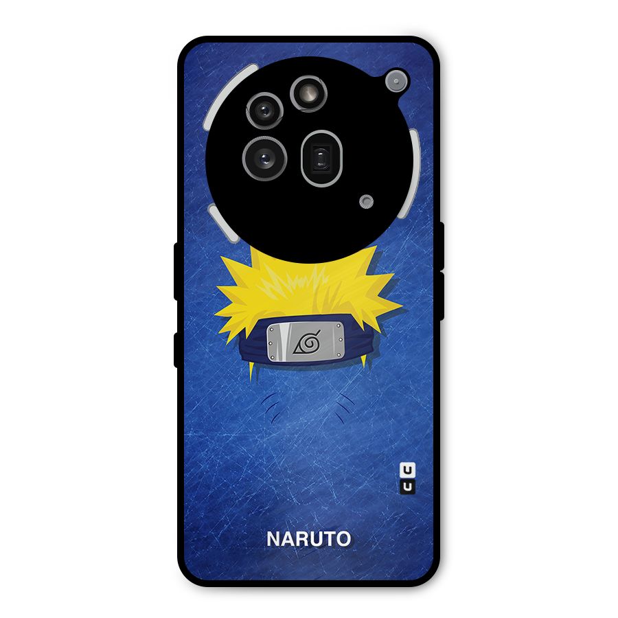 Naruto Headband Minimal Metal Back Case for Nothing Phone 3a Pro